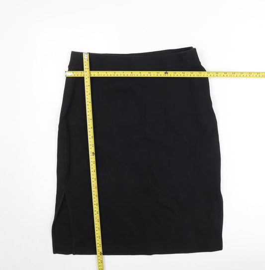 GAP Womens Black Knee Length Stretch Pencil Skirt Size M