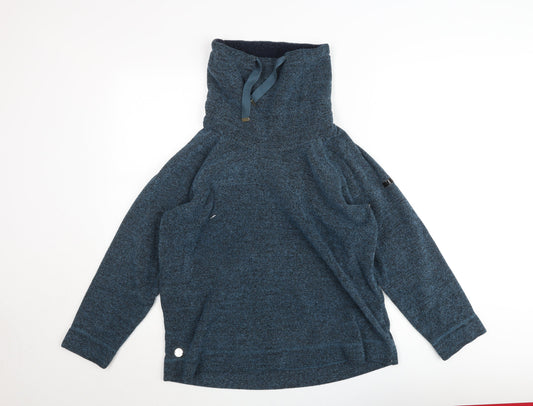 Regatta Men’s Blue Fleece Pullover High Neck Sweatshirt Size L