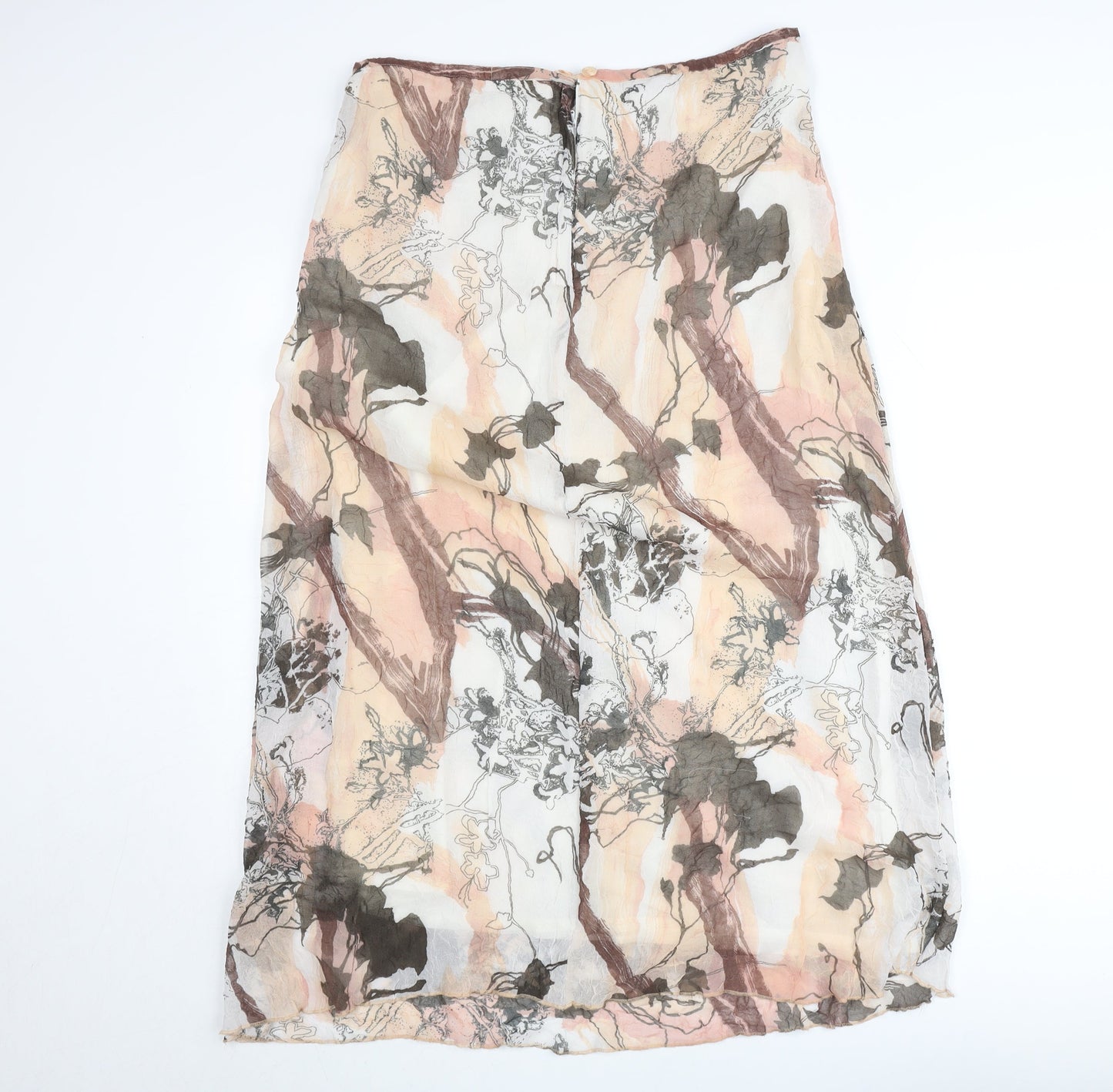 Adini Women’s Multicoloured Midi A-Line Floral Skirt Size M