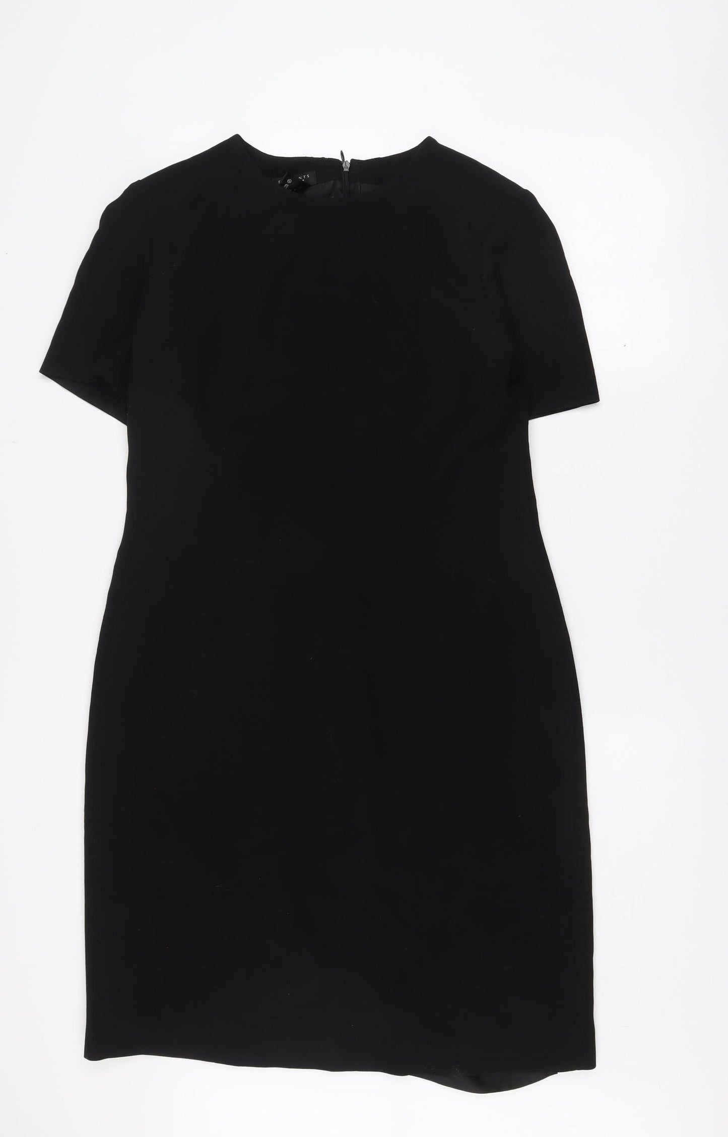 Escada Elements Women's Black Wool Sheath Dress Size 8