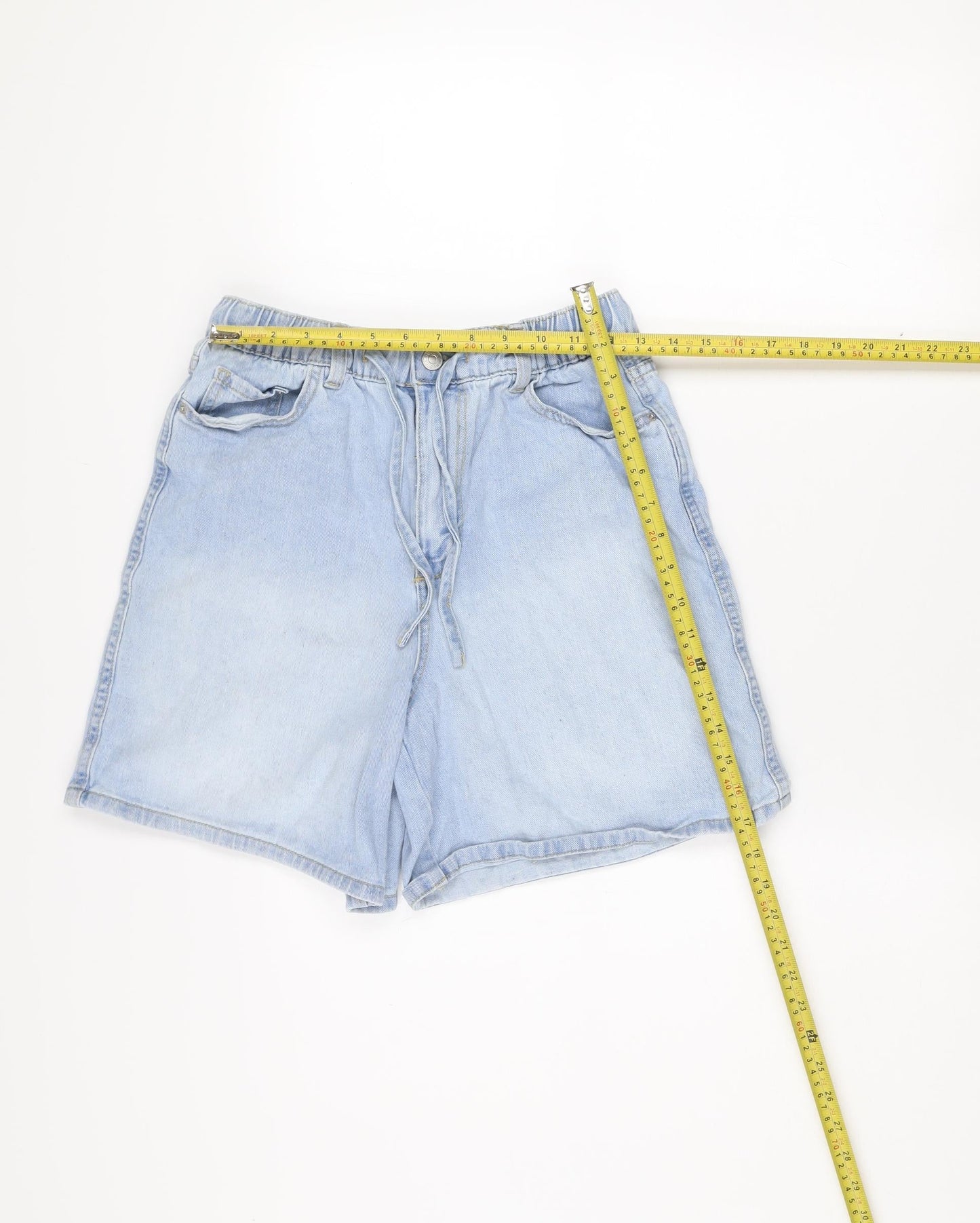 Denim Co Womens Blue Size 10 Chino Denim Shorts