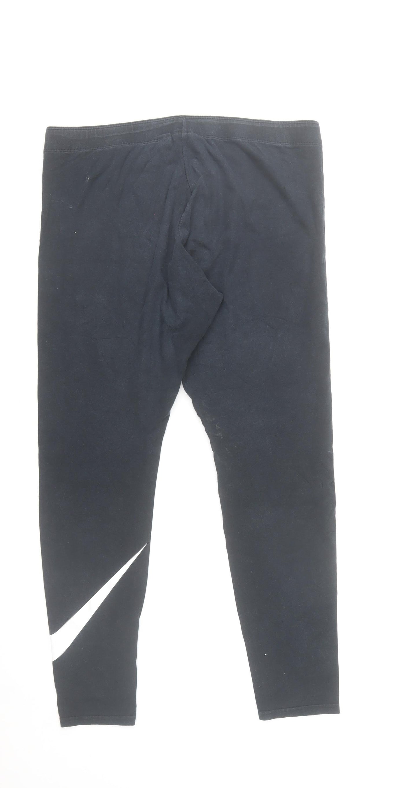 Nike Women's Black XL Leggings Cotton Stretch Activewear Trousers