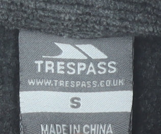 Trespass Men's Grey Full Zip Fleece Jacket Size S Outdoor Casual