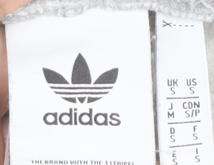 Adidas Mens Grey Jogger Sweatpants Size S Elastic Waist Casual