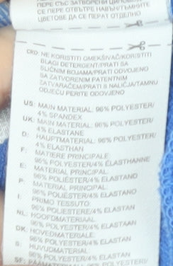 Adidas Men’s Blue 2XL 1/4 Zip Mock Neck Sports Sweatshirt