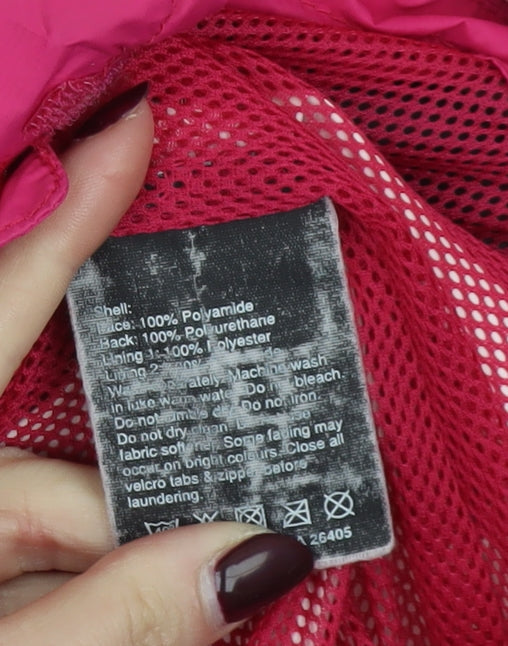 Helly Hansen Women's Pink 3XL Waterproof Hooded Rain Jacket