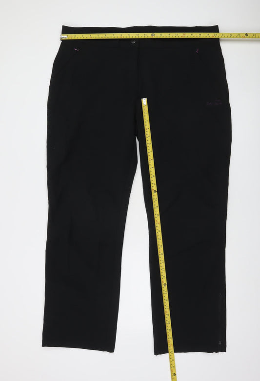 Peter Storm Women’s Black Stretch Outdoor Trousers Size 20