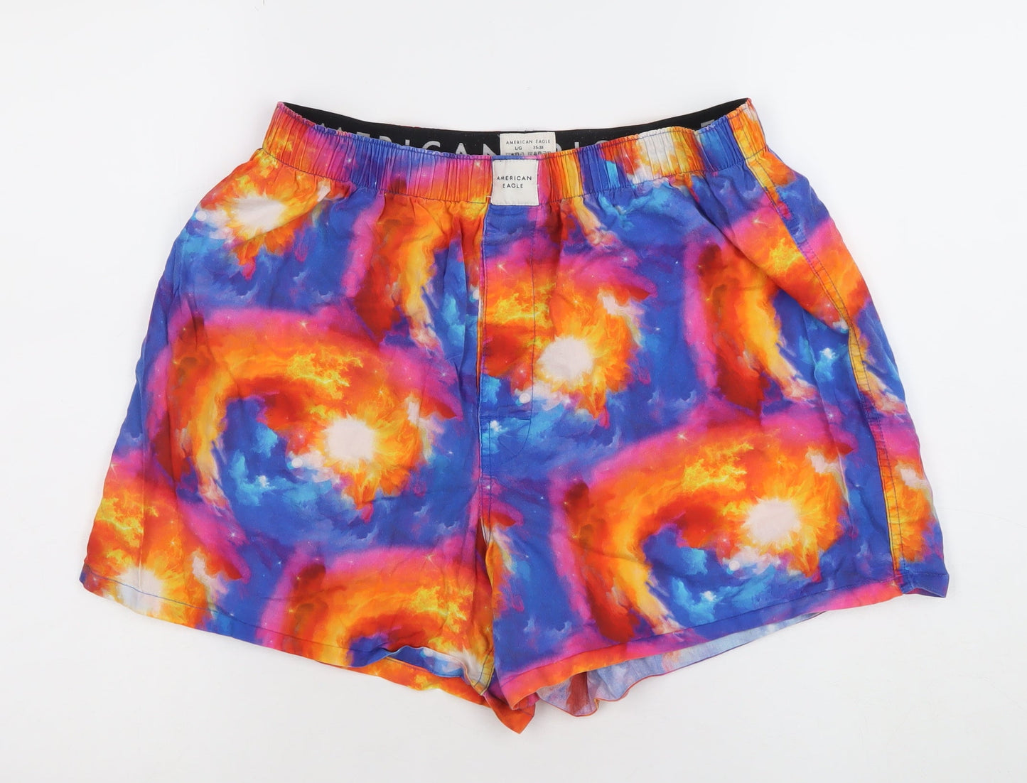 American Eagle Men’s Multicoloured Cotton Summer Shorts L 36in