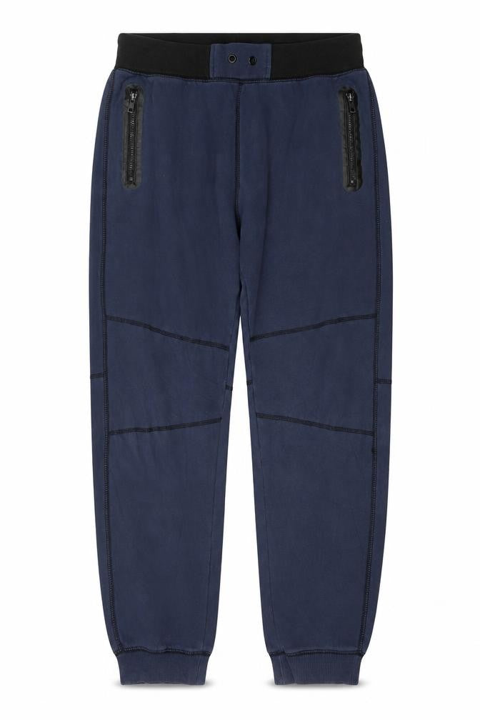 H&M Teens Blue Jogger Trousers 170 Regular Fit Fleece Cotton Blend
