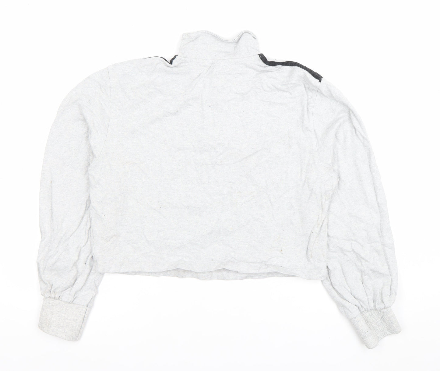 Adidas Women’s Grey 1/4 Zip Pullover Sweatshirt Size M