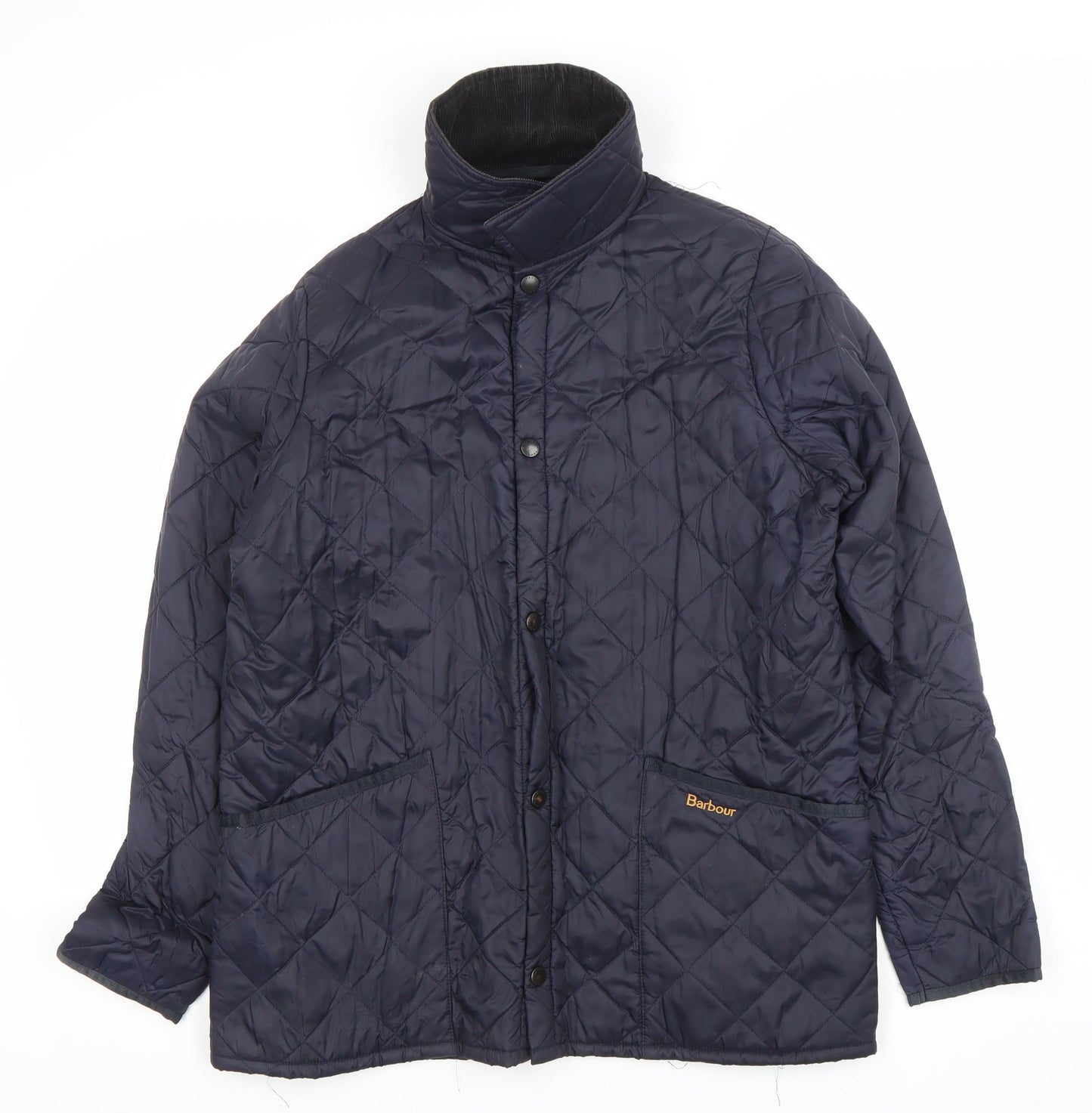 Barbour Women's Blue Quilted Mid-Length Jacket Size 2XL