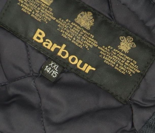 Barbour Women's Blue Quilted Mid-Length Jacket Size 2XL