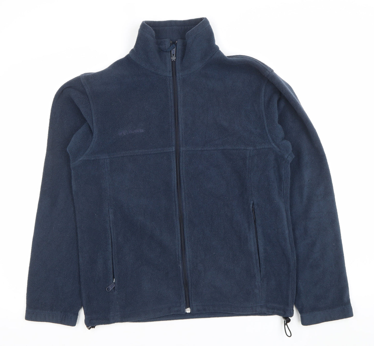 Columbia Men's Blue Fleece Full Zip Jacket Size S Regular Fit
