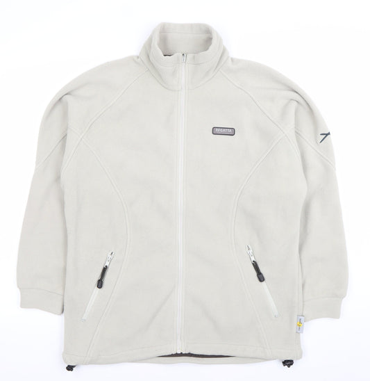Regatta Womens Beige Fleece Full Zip Jacket UK 10