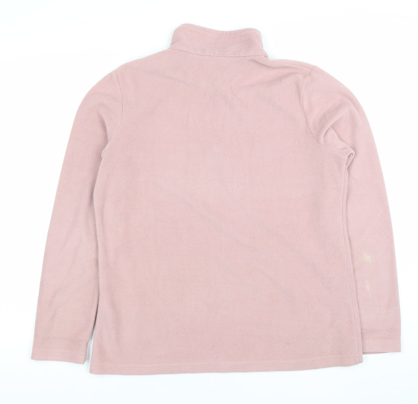 Regatta Womens Pink 1/2 Zip Fleece Pullover Size 14 Outdoor Sweatshirt