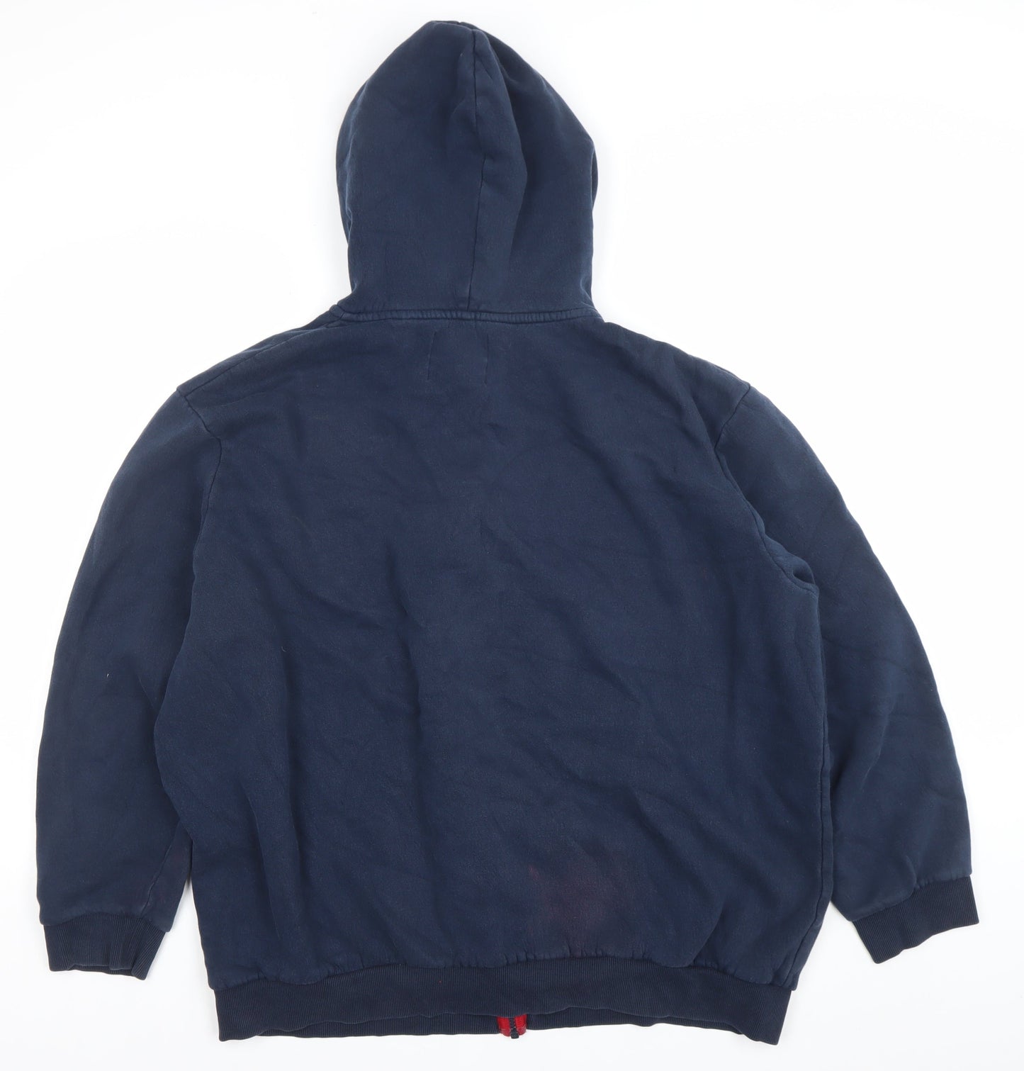 Jack & Jones Men’s Blue Full Zip Hoodie 3XL Logo Fleece