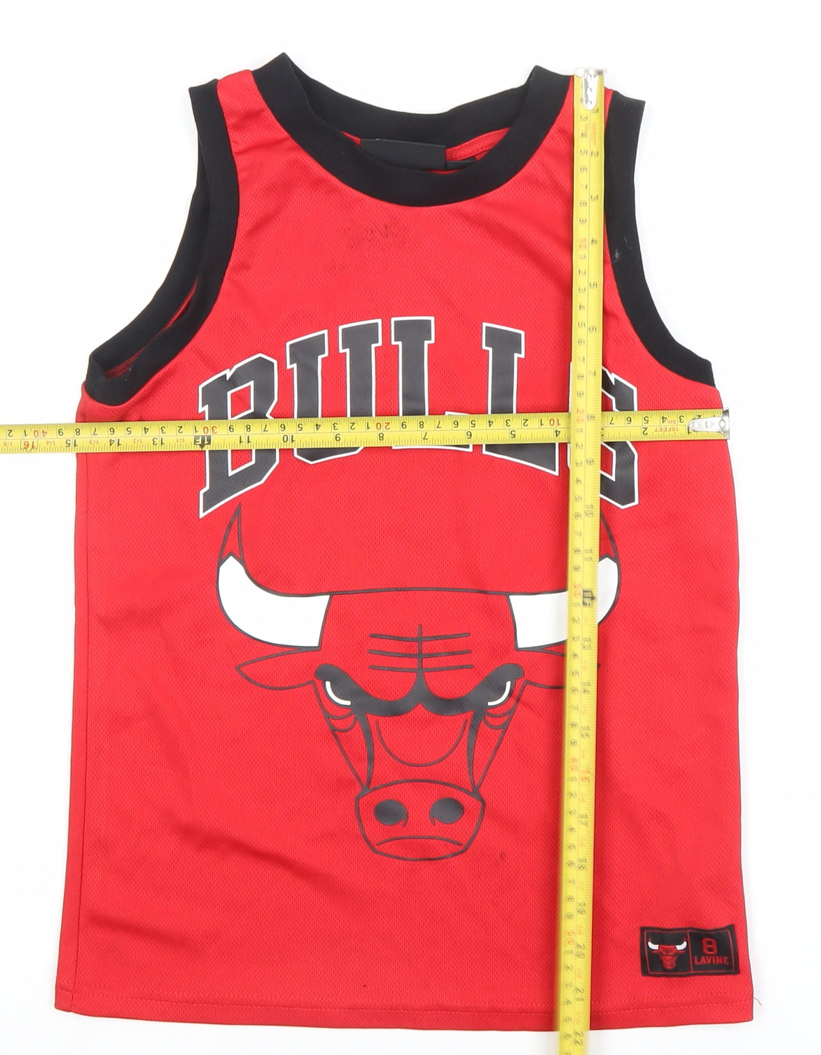 NBA Boys Red 9-10 Years Chicago Bulls Tank Jersey Top