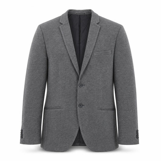 Mens 40 Chest Regular JACK & JONES Grey Two-Button Blazer