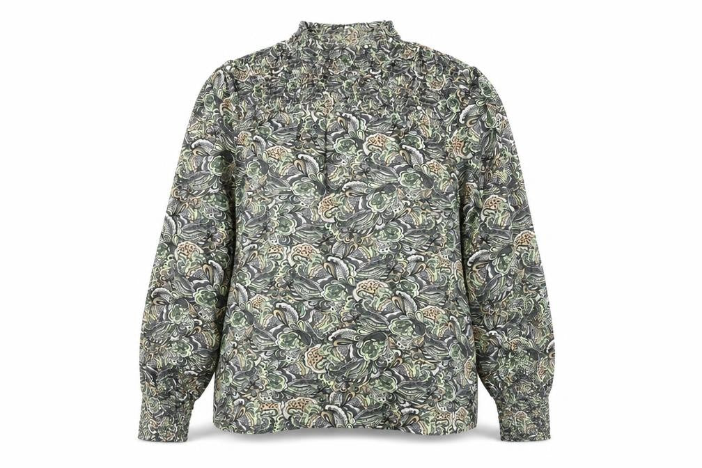 Soyaconcept Women's Multicoloured Floral Viscose Tunic Blouse Size S