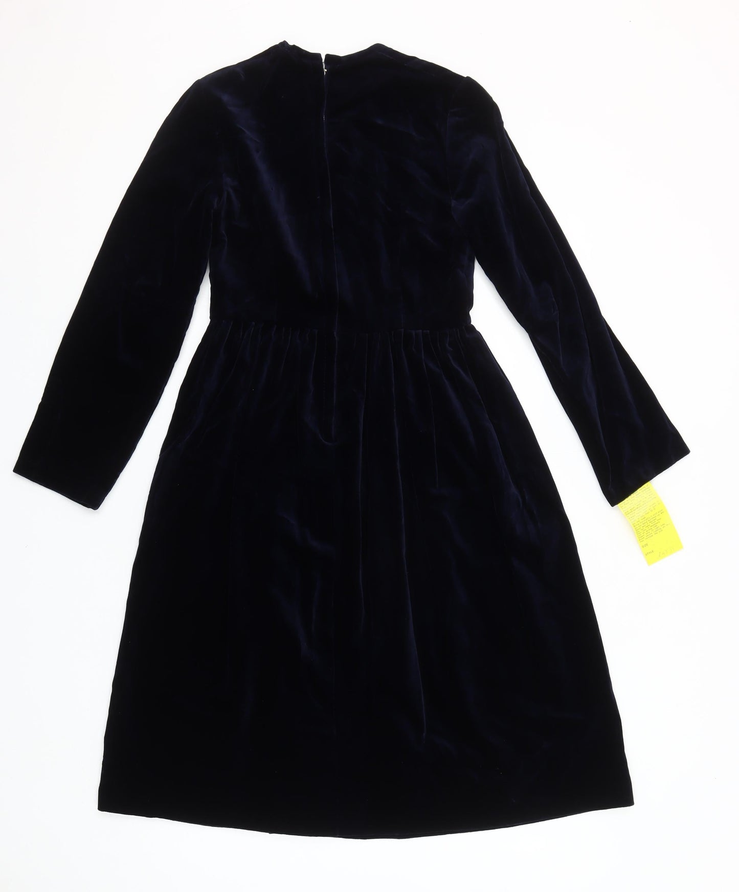 Peter Day Women's Blue Velvet A-Line Knee Length Dress Size 6