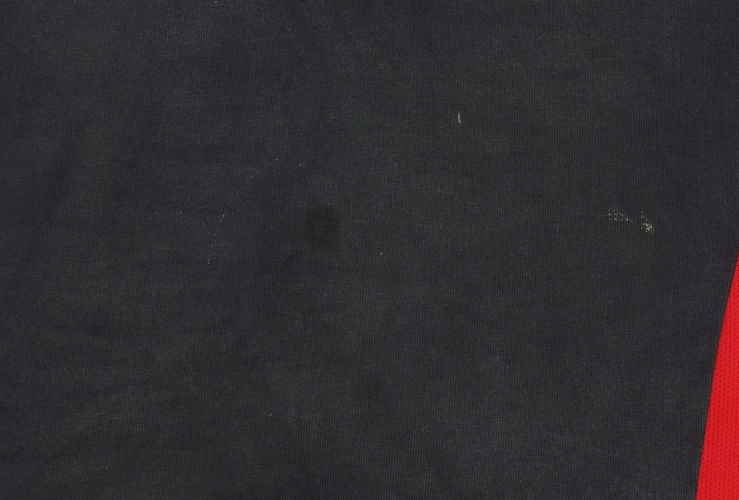 Nike England Rugby Black Red Long Sleeve Men's L Cotton Polo Shirt