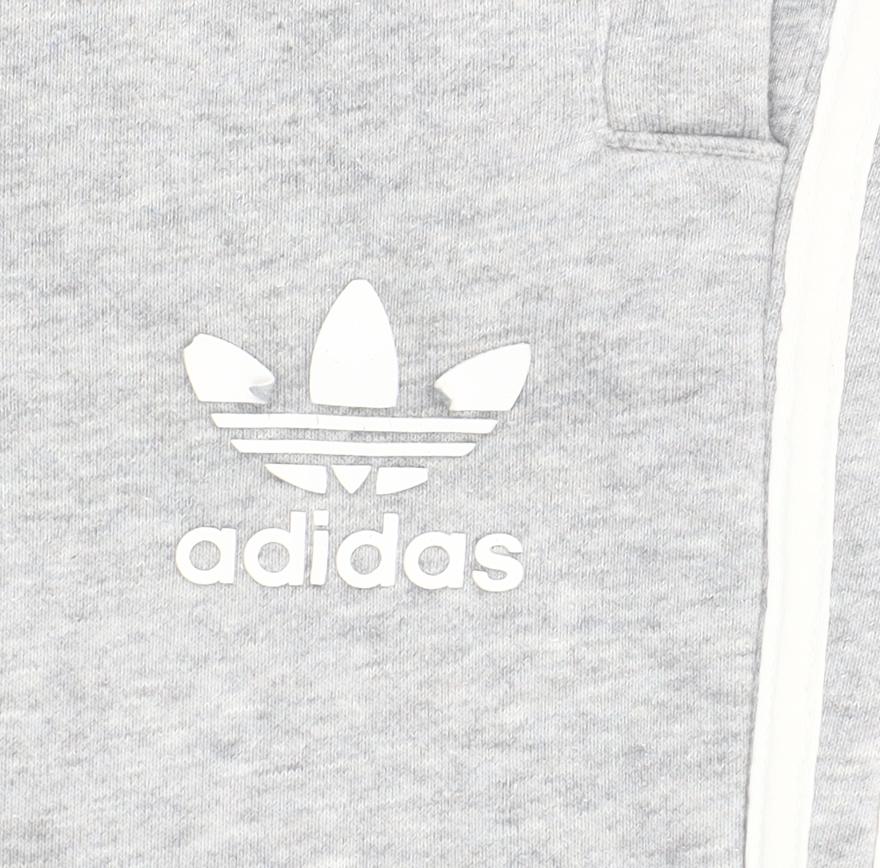 Adidas Womens Grey Jogger Sweatpants Size 6 Elastic Waist Casual