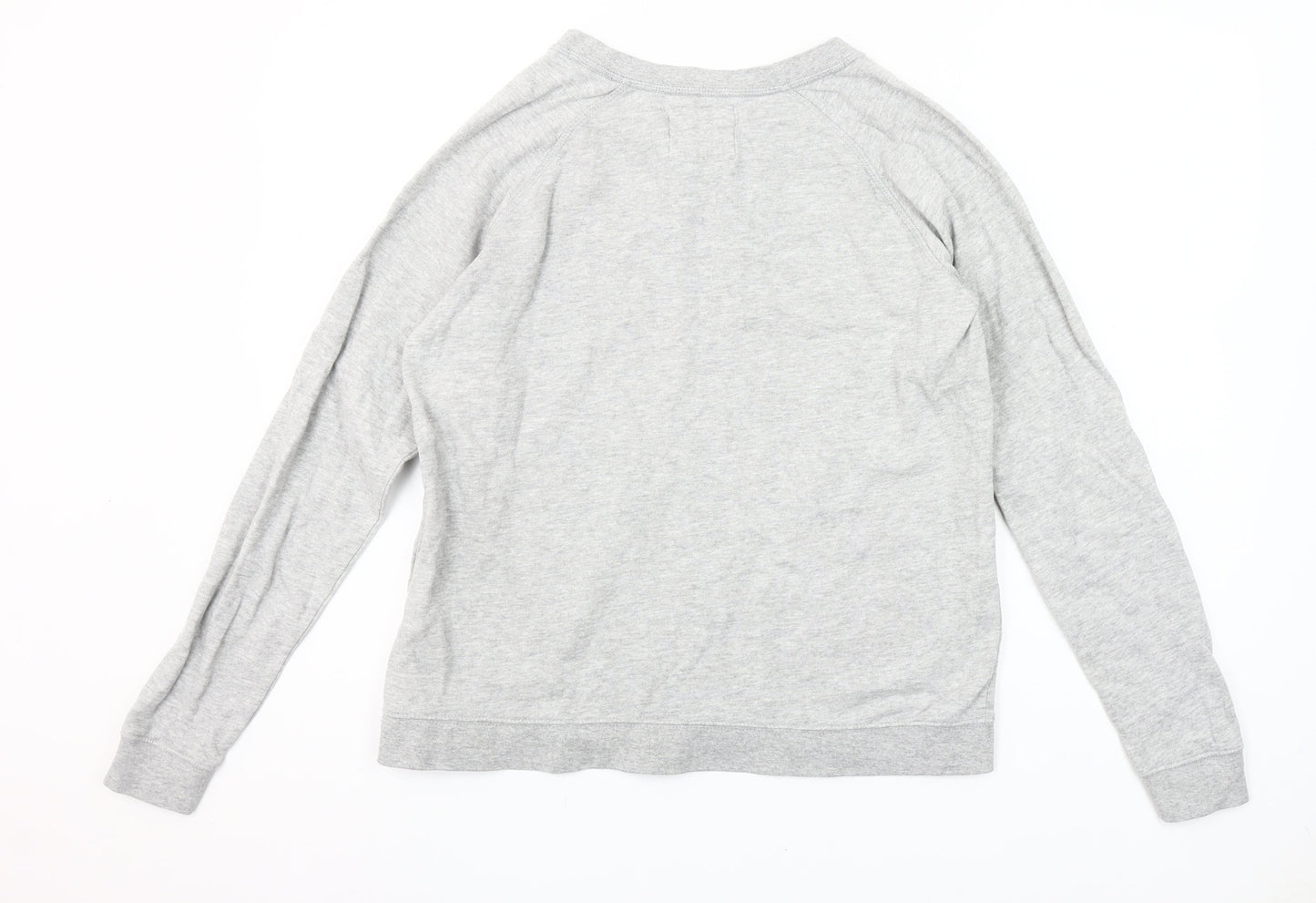 Fat Face Womens Grey Weekend Graphic Sweatshirt UK 10