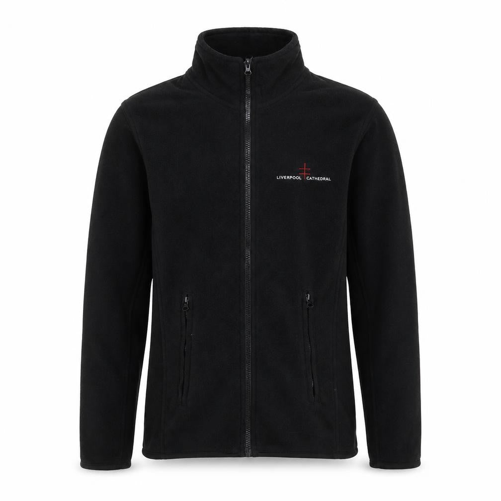 Pro RTX Men's Black Fleece Full Zip Jacket Size S Embroidered Workwear