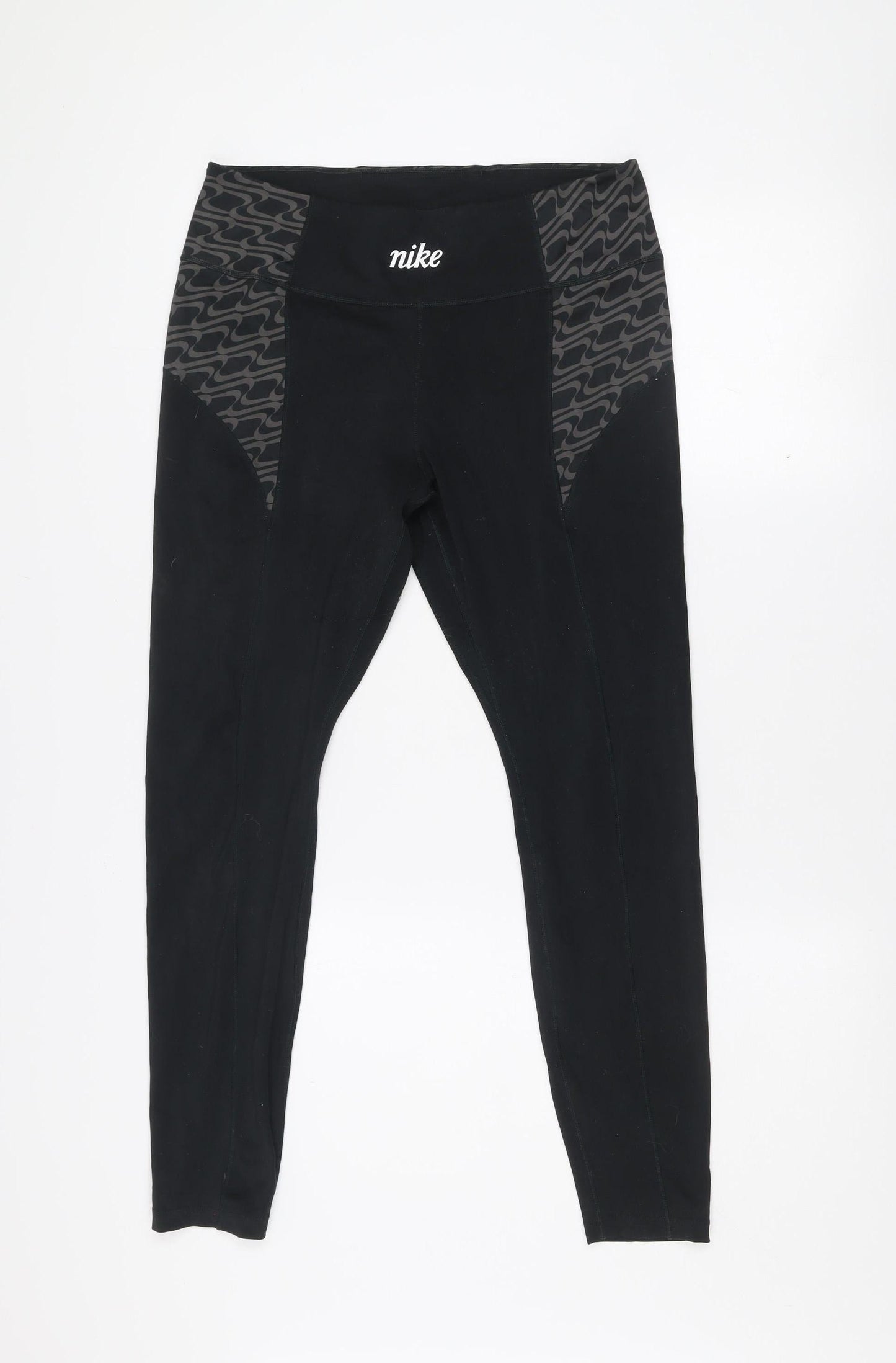 Nike Women's Black Dri-FIT Leggings Size L Stretch Sportswear