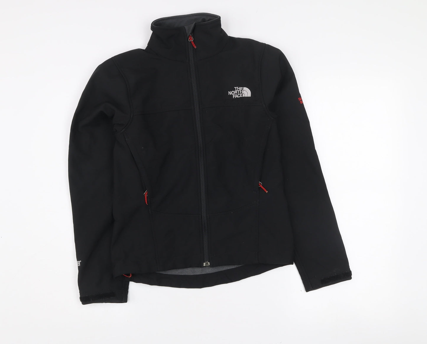The North Face Womens XS Black Soft Shell Windproof Jacket