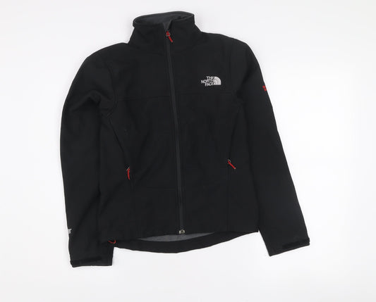The North Face Womens XS Black Soft Shell Windproof Jacket