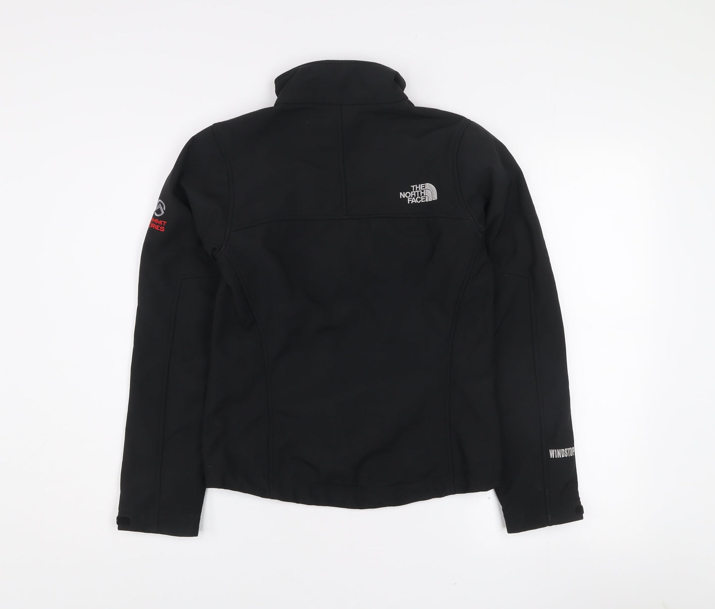 The North Face Womens XS Black Soft Shell Windproof Jacket