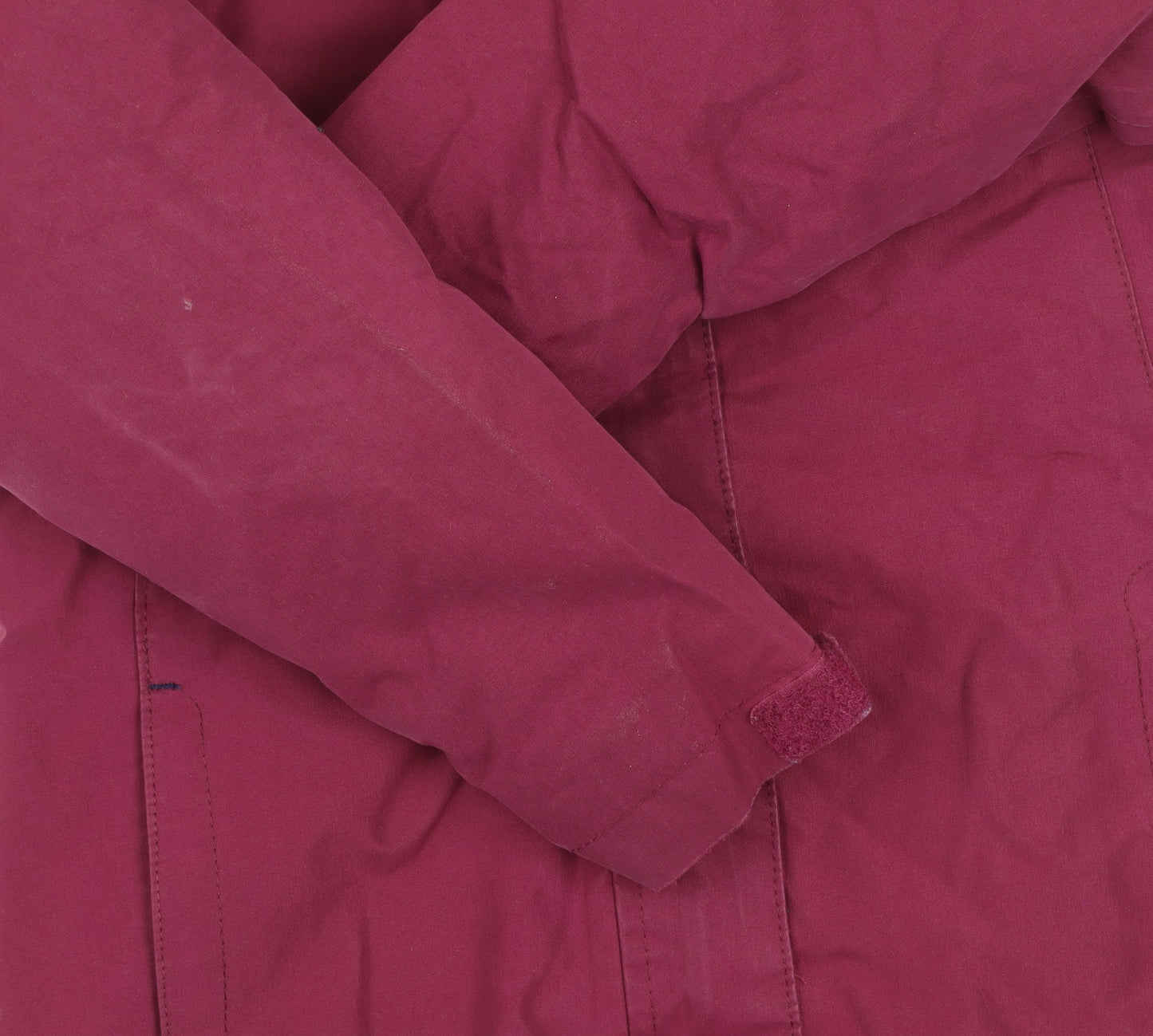 Trespass Girls Purple Waterproof Parka Coat 7-8 Years Hooded Winter Jacket