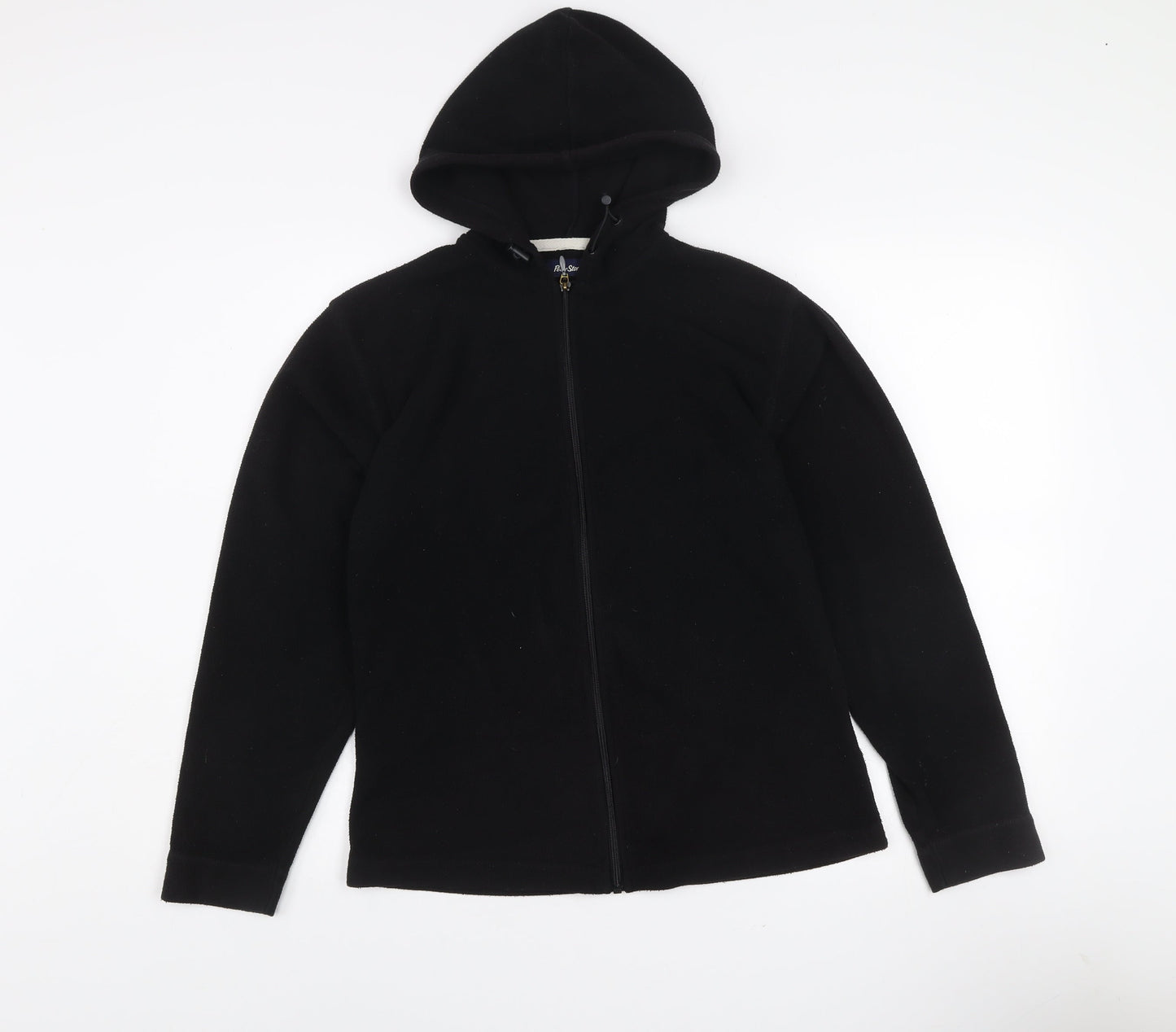 Peter Storm Womens Black Fleece Hooded Full Zip Jacket Size 14