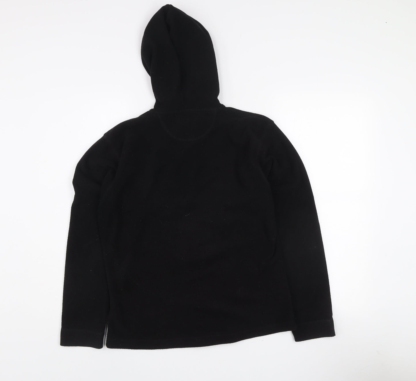 Peter Storm Womens Black Fleece Hooded Full Zip Jacket Size 14