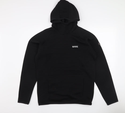 Regatta Mens Black M Pullover Hoodie Outdoor Lightweight Polyester