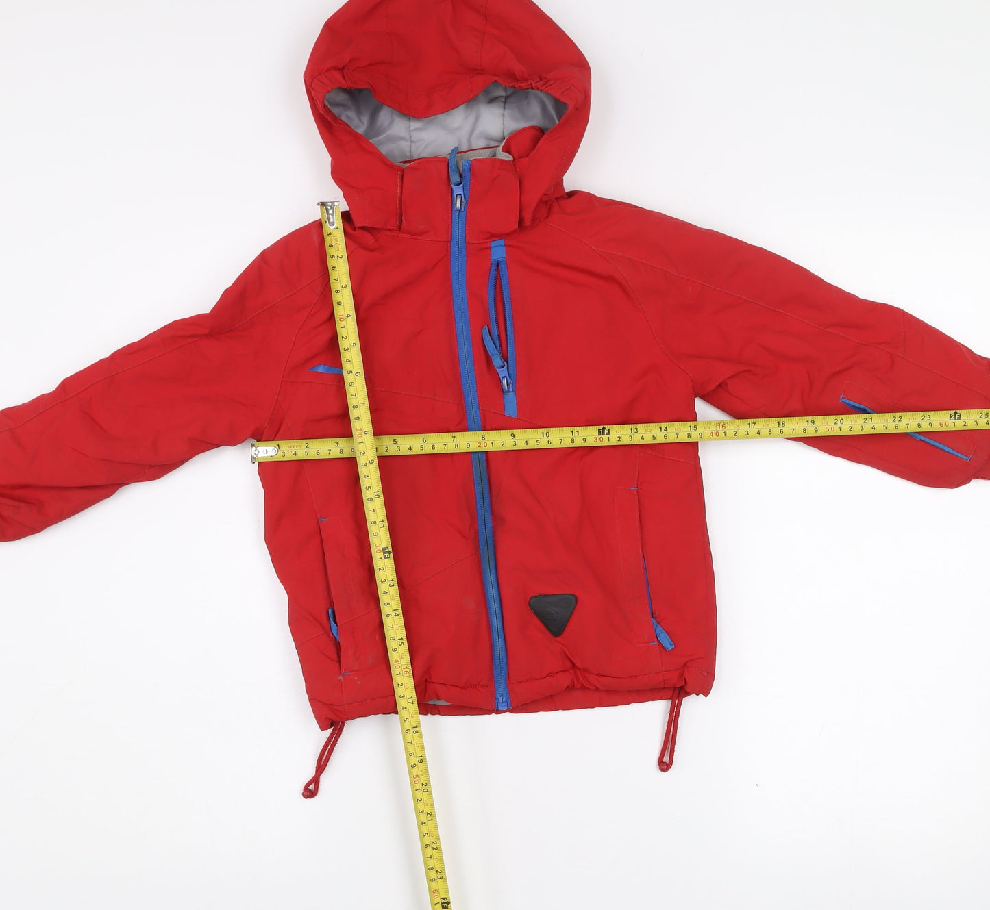 Trespass Boys Red Waterproof Hooded Parka Jacket 3-4 Years