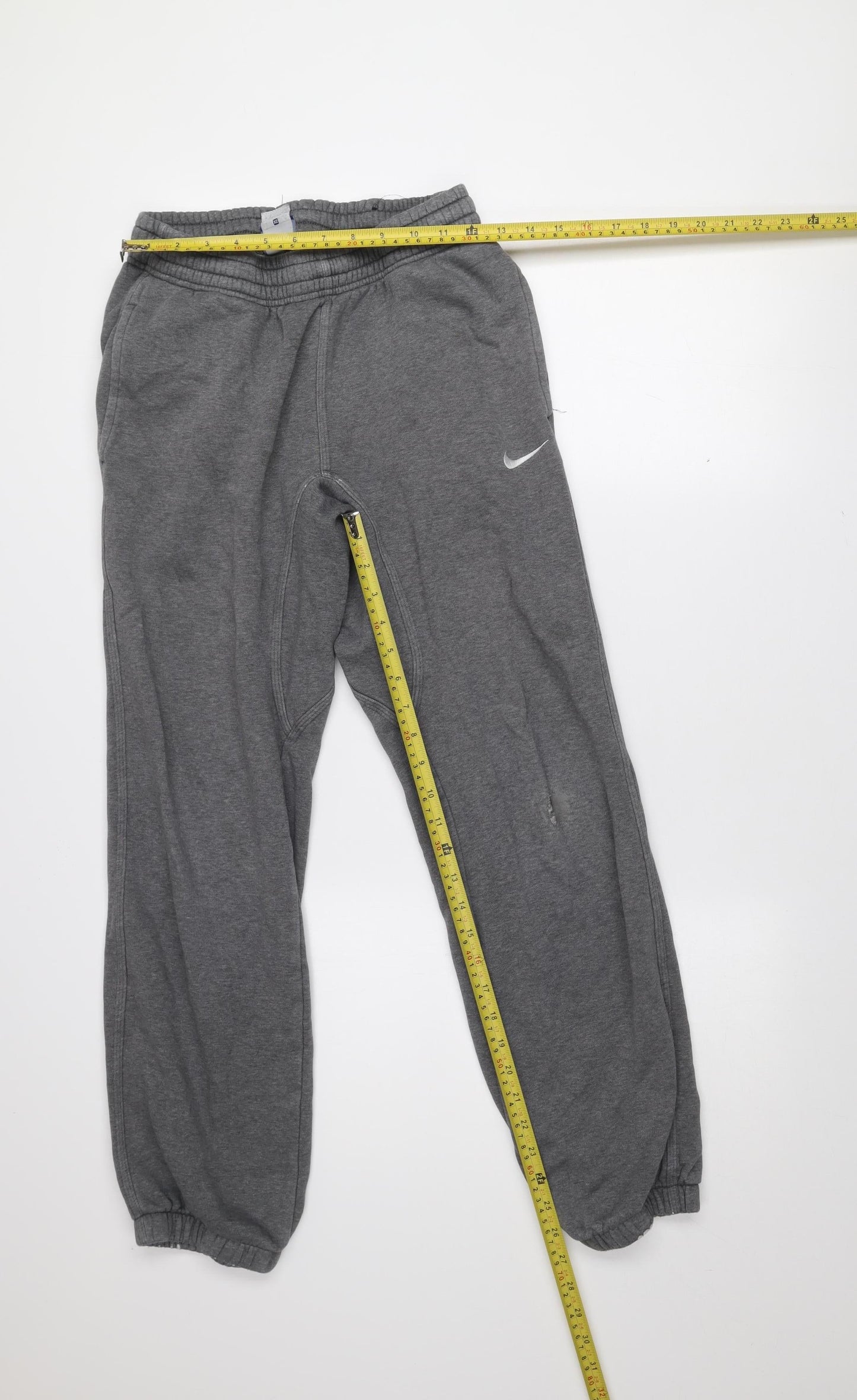 Nike Boys Grey XS Jogger Sweatpants Elastic Waist Activewear Trousers