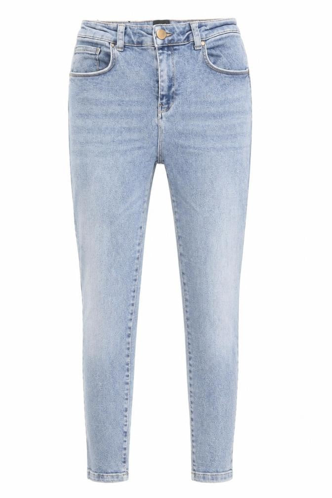 Editor's Cut Women's Blue Skinny Jeans Size 14 Mid Rise 32L Cotton Blend
