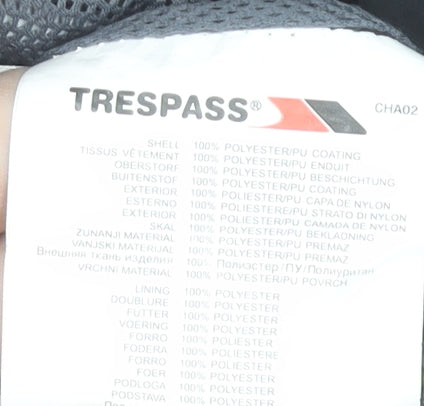 Trespass Men's Black XL Waterproof Windproof Hooded Rain Jacket