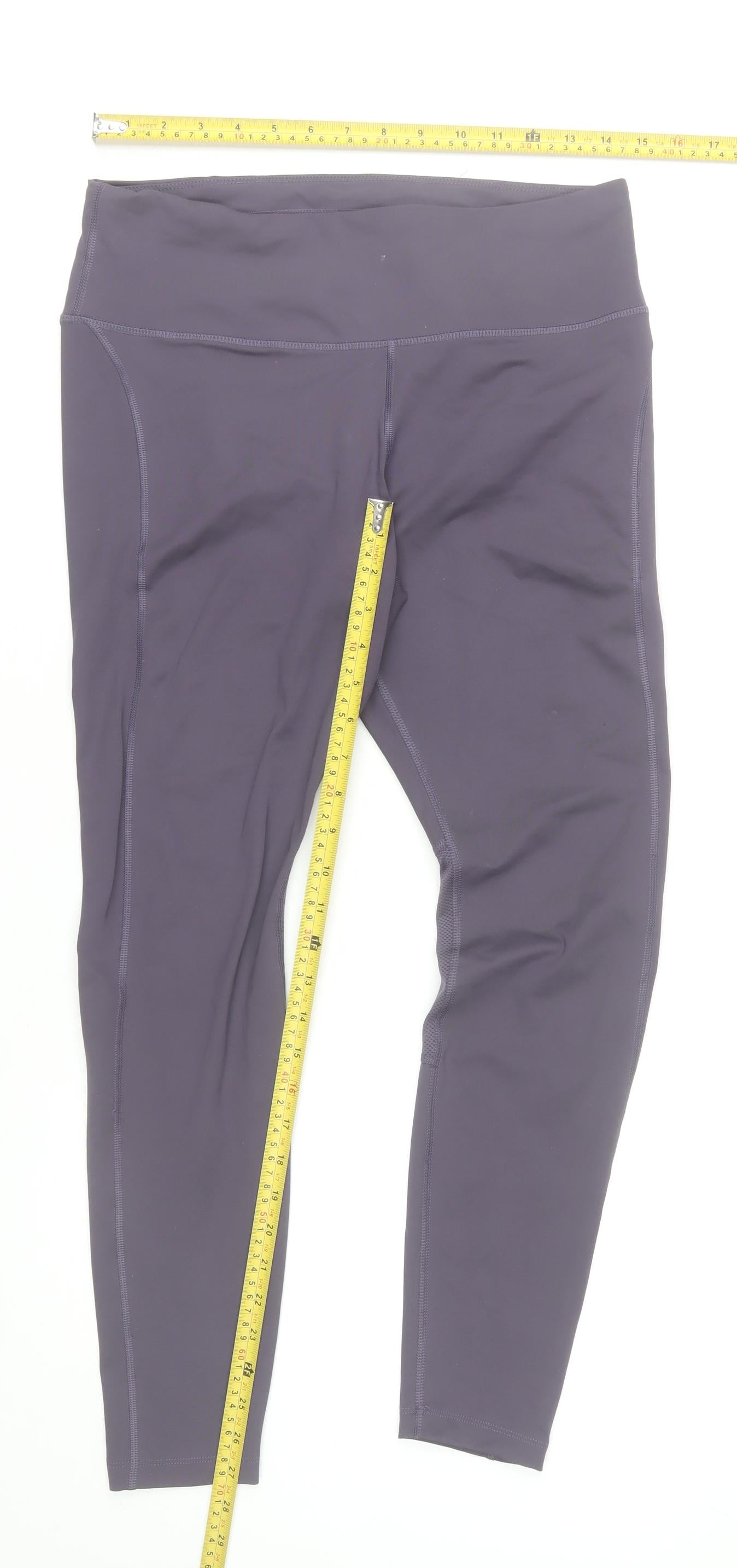 Nike Women's Purple Dri-FIT Leggings Size S Breathable Stretch Running Trousers