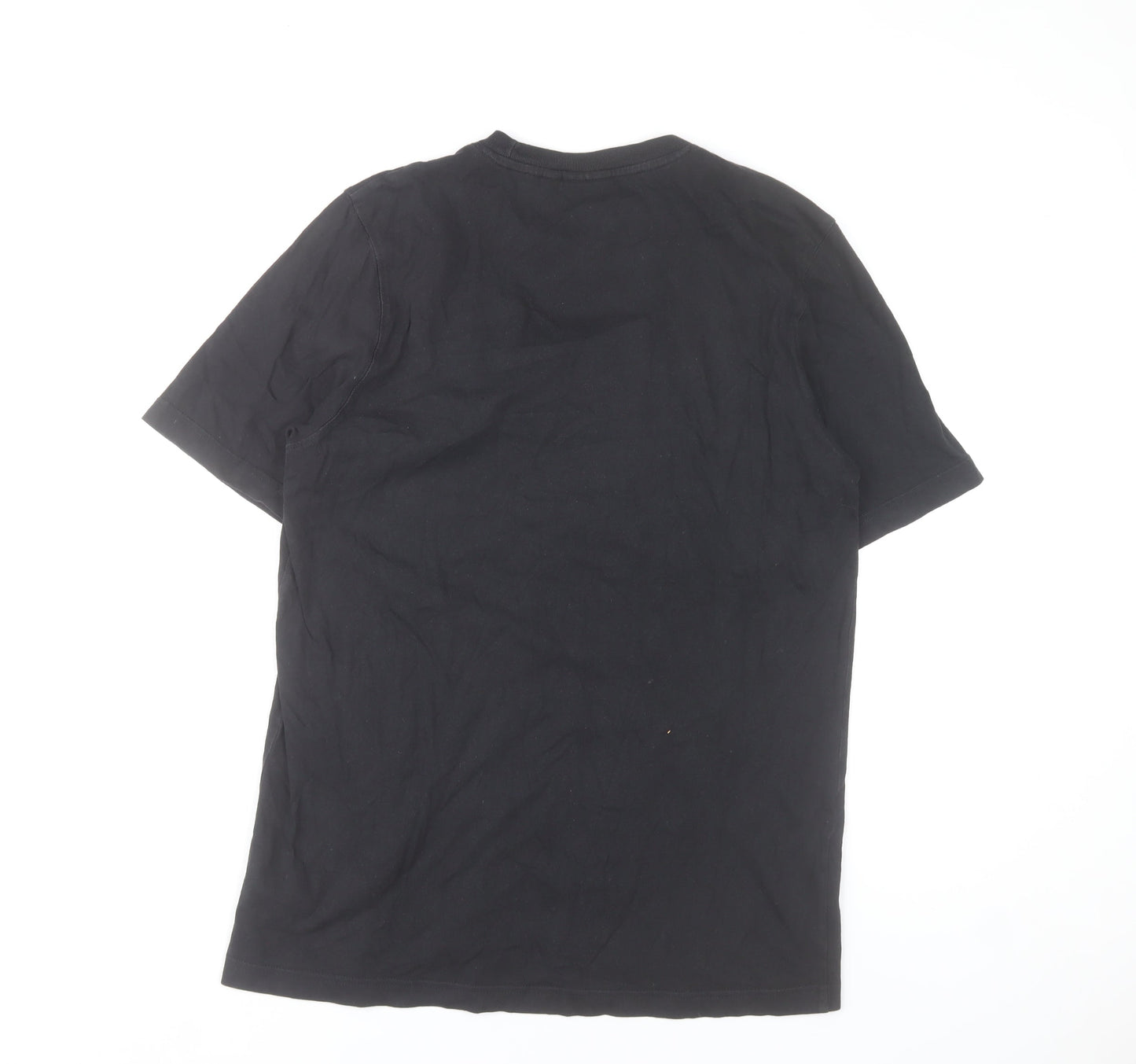 Adidas Originals Men's Black Cotton Graphic T-Shirt M