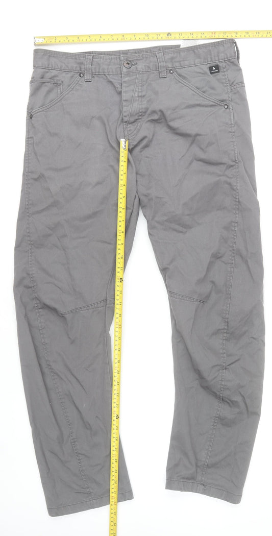 Jack & Jones Grey Chino Trousers Women’s Size 20 Regular Fit