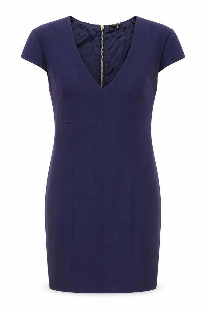 Savida Women’s Blue Size 12 Bodycon Knee Length Dress