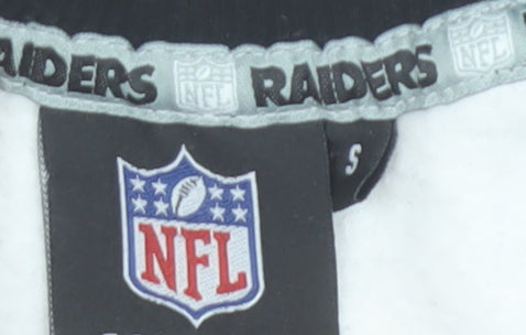 NFL Raiders Men's Black White Pullover Sweatshirt Size S