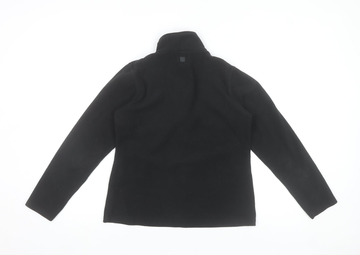 Mountain Warehouse Boys Black Fleece 1/4 Zip Pullover Sweatshirt Size S