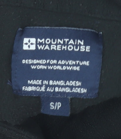 Mountain Warehouse Boys Black Fleece 1/4 Zip Pullover Sweatshirt Size S