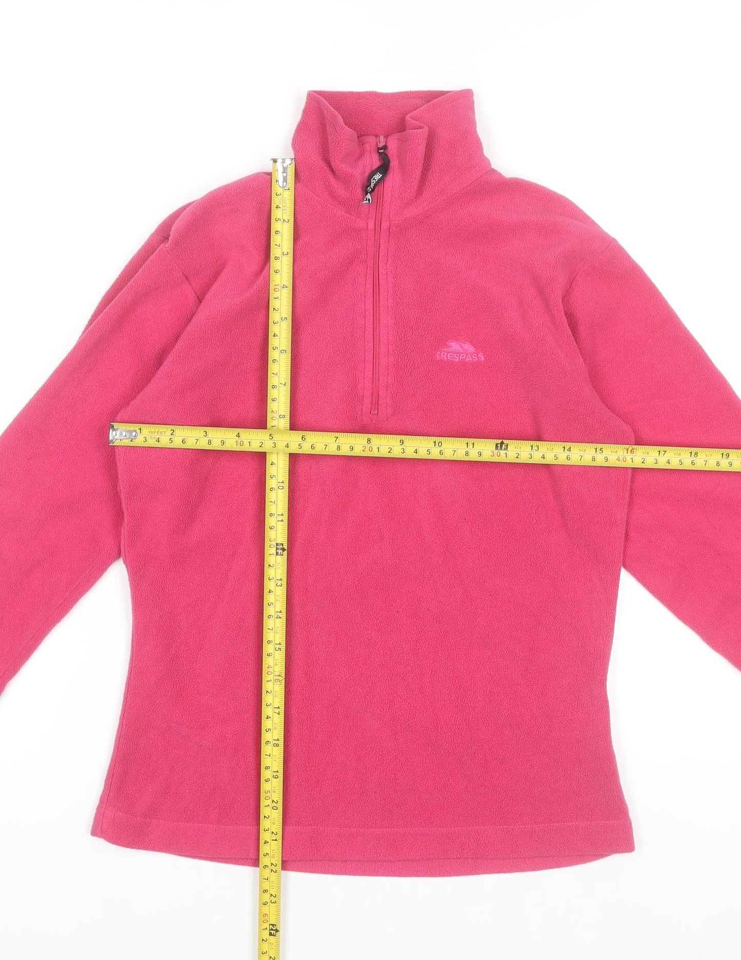Trespass Womens Pink XS Fleece 1/2 Zip Pullover Sweatshirt