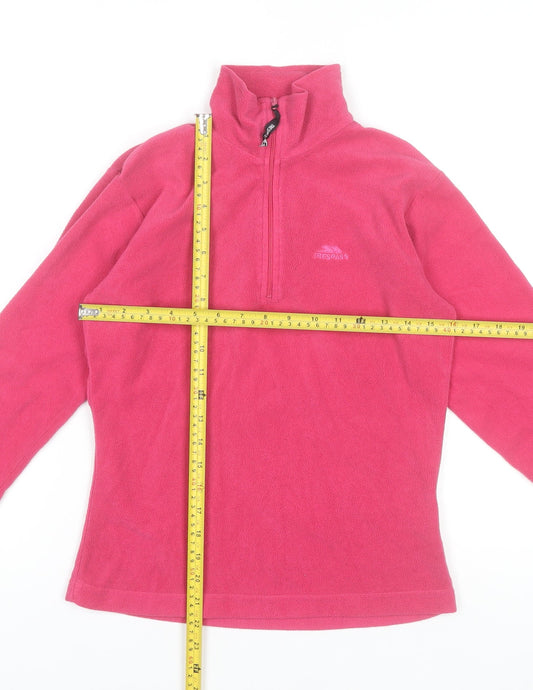 Trespass Womens Pink XS Fleece 1/2 Zip Pullover Sweatshirt