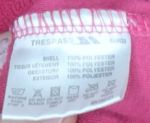 Trespass Womens Pink XS Fleece 1/2 Zip Pullover Sweatshirt